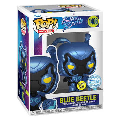 Image of Blue Beetle (2023) - Blue Beetle Glow US Exclusive Pop! Vinyl