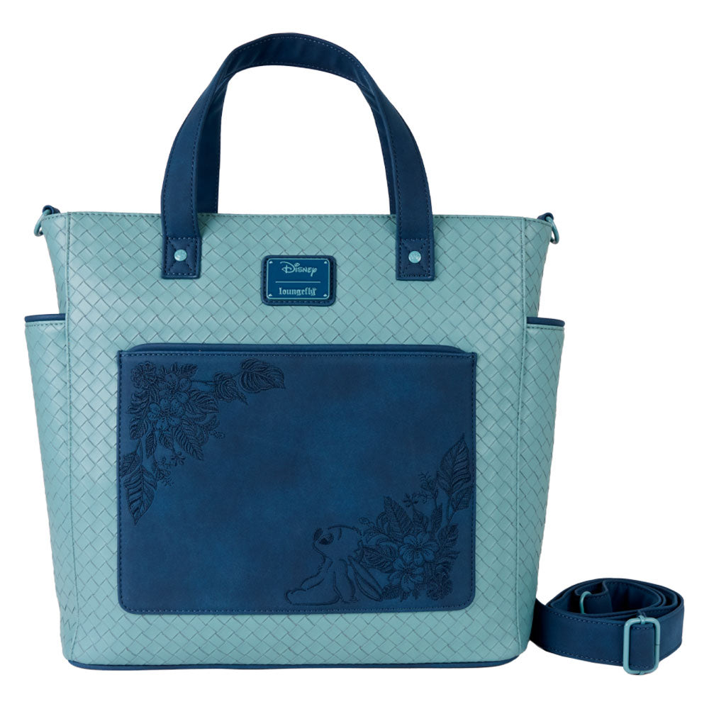 Loungefly - Lilo & Stitch - Stitch Embroidered Convertible Tote Bag