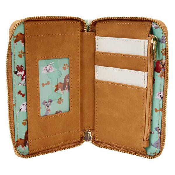 Loungefly - Disney - I Heart Disney Dogs Lenticular Zip Wallet