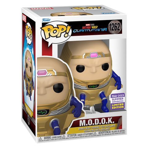 Image of SDCC 2023 - Ant-Man and the Wasp - Quantumania - M.O.D.O.K Unmasked US Exclusive Pop! Vinyl