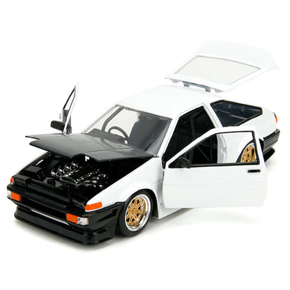 JDM Tuners - 1986 Toyota Trueno AE86 1:24 Scale Diecast Vehicle