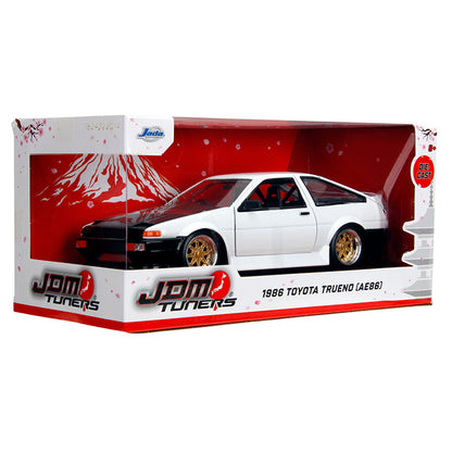JDM Tuners - 1986 Toyota Trueno AE86 1:24 Scale Diecast Vehicle