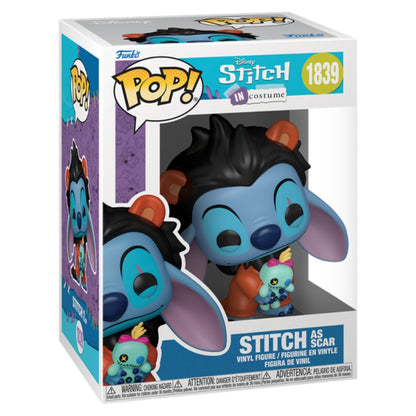 Disney: Stitch in Costume - Stitch as Scar Pop! Vinyl