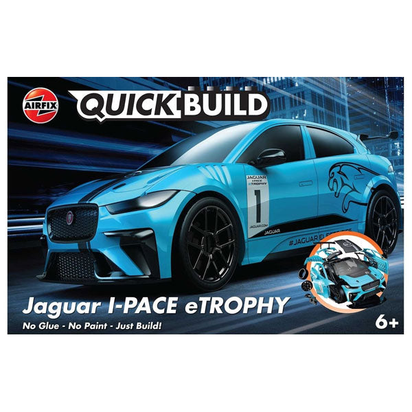 Airfix Voiture De Construction QuickBuild Jaguar I-APCE ETROPHY J6033