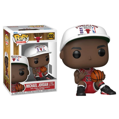 NBA Basketball - Michael Jordan (3 Times in a Row) Chicago Bulls Pop! Vinyl