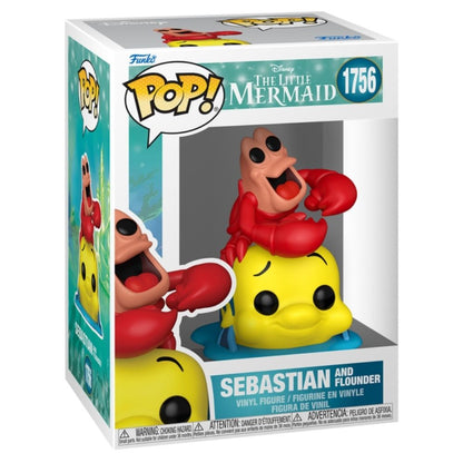 The Little Mermaid (1989) - Sebastian and Flounder Pop! Vinyl