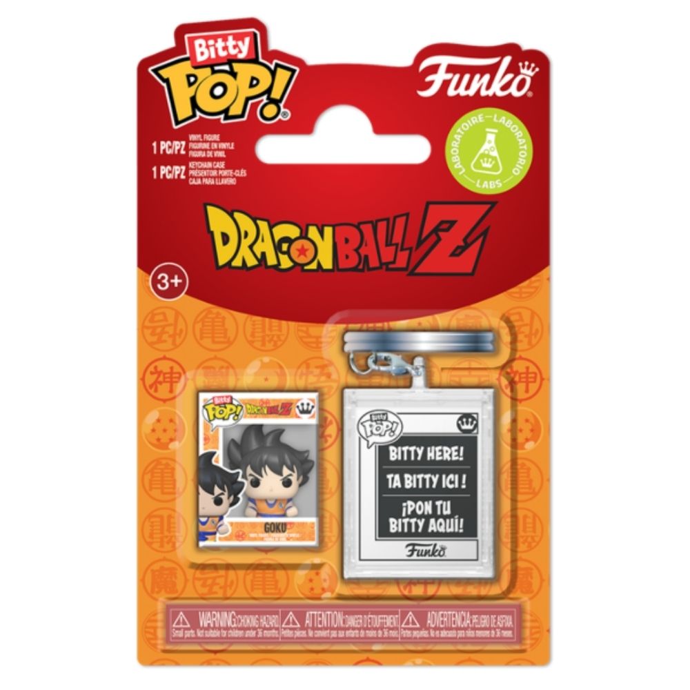 Dragon Ball Z - Goku Bitty Pop! Vinyl with Keychain Case Accessory