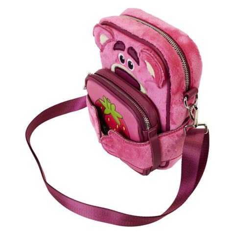 Image of Loungefly - Toy Story - Lotso Plush Cosplay Crossbuddy Bag