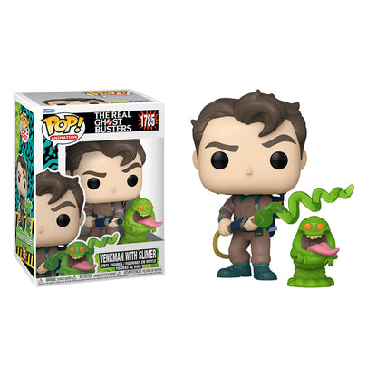 The Real Ghostbusters (TV 1986) - Venkman with Slimer Pop! Vinyl