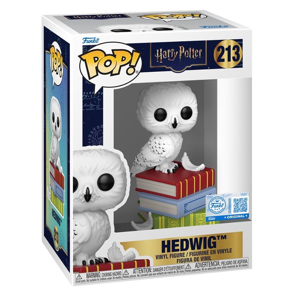 Harry Potter - Hedwig on Books Premium US Exclusive Pop! Vinyl