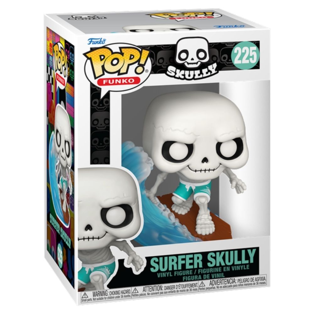 Skeleton Summer - Surfer Skully Pop! Vinyl