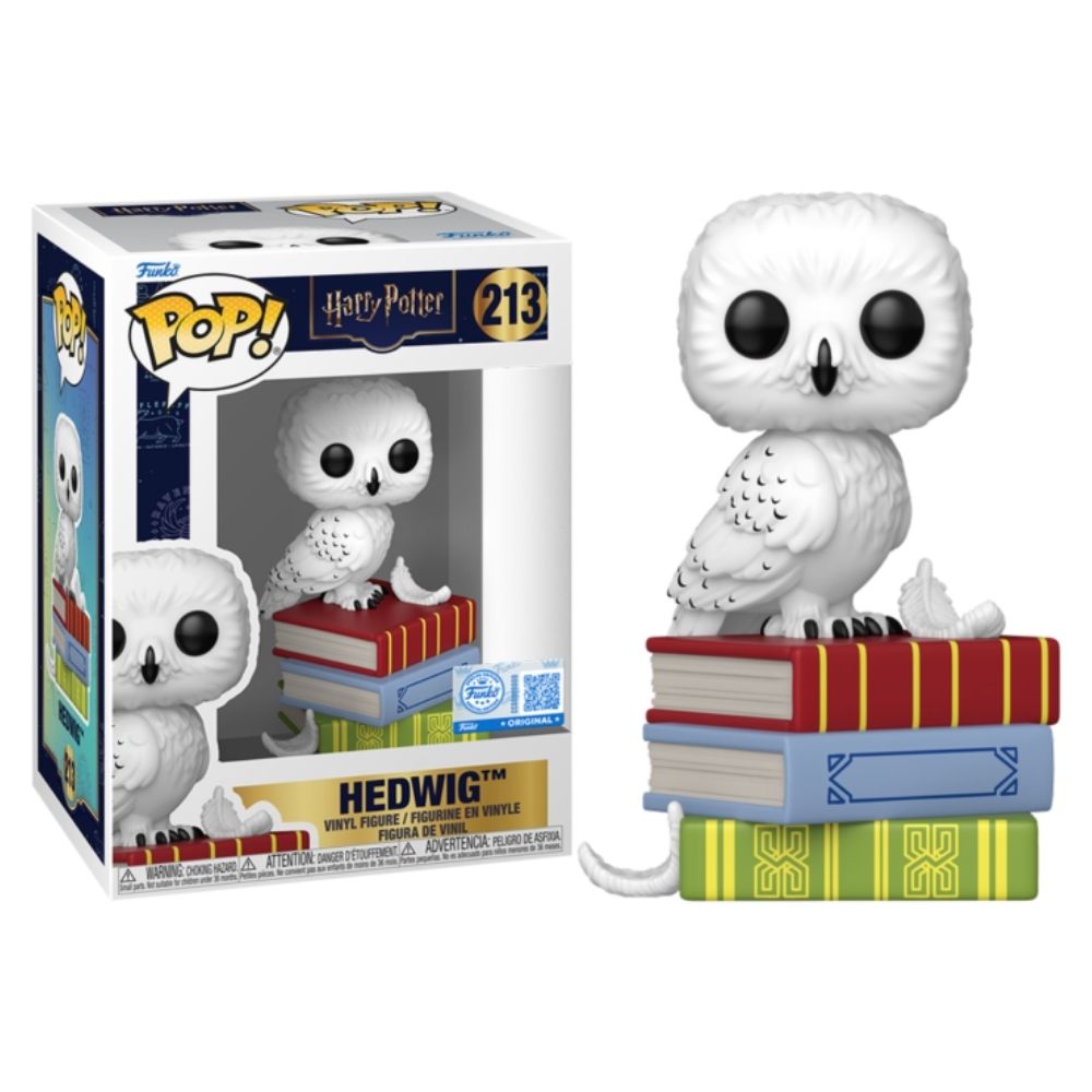 Harry Potter - Hedwig on Books Premium US Exclusive Pop! Vinyl