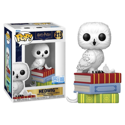 Harry Potter - Hedwig on Books Premium US Exclusive Pop! Vinyl