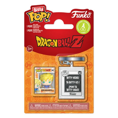 Dragon Ball Z - Super Saiyan Goku First Appearance Bitty Pop! Vinyl with Keychain Case Accessory
