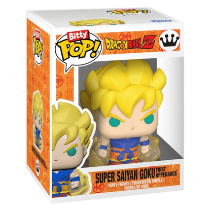 Dragon Ball Z - Super Saiyan Goku First Appearance Bitty Pop! Vinyl with Keychain Case Accessory