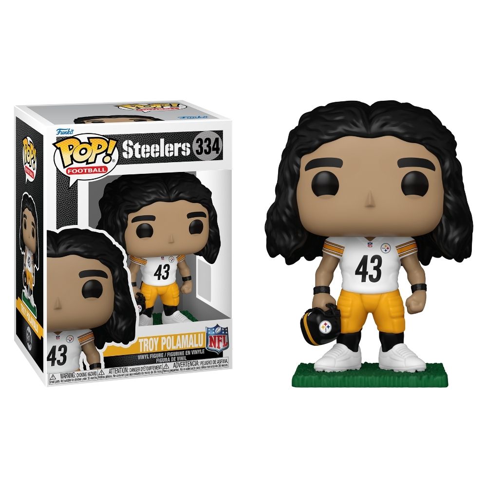 NFL Football - Troy Polamalu Pittsburgh Steelers Pop! Vinyl