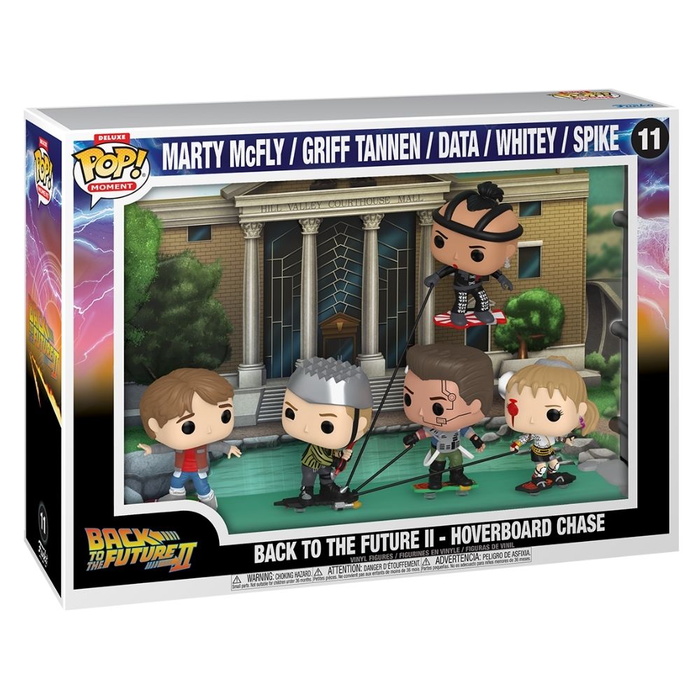 Back to the Future - Hoverboard Chase Scene US Exclusive Pop! Moment Deluxe