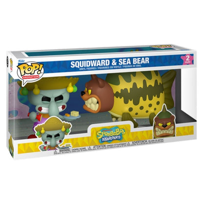 SpongeBob SquarePants - Squidward & Sea Bear Pop! Vinyl 2 Pack