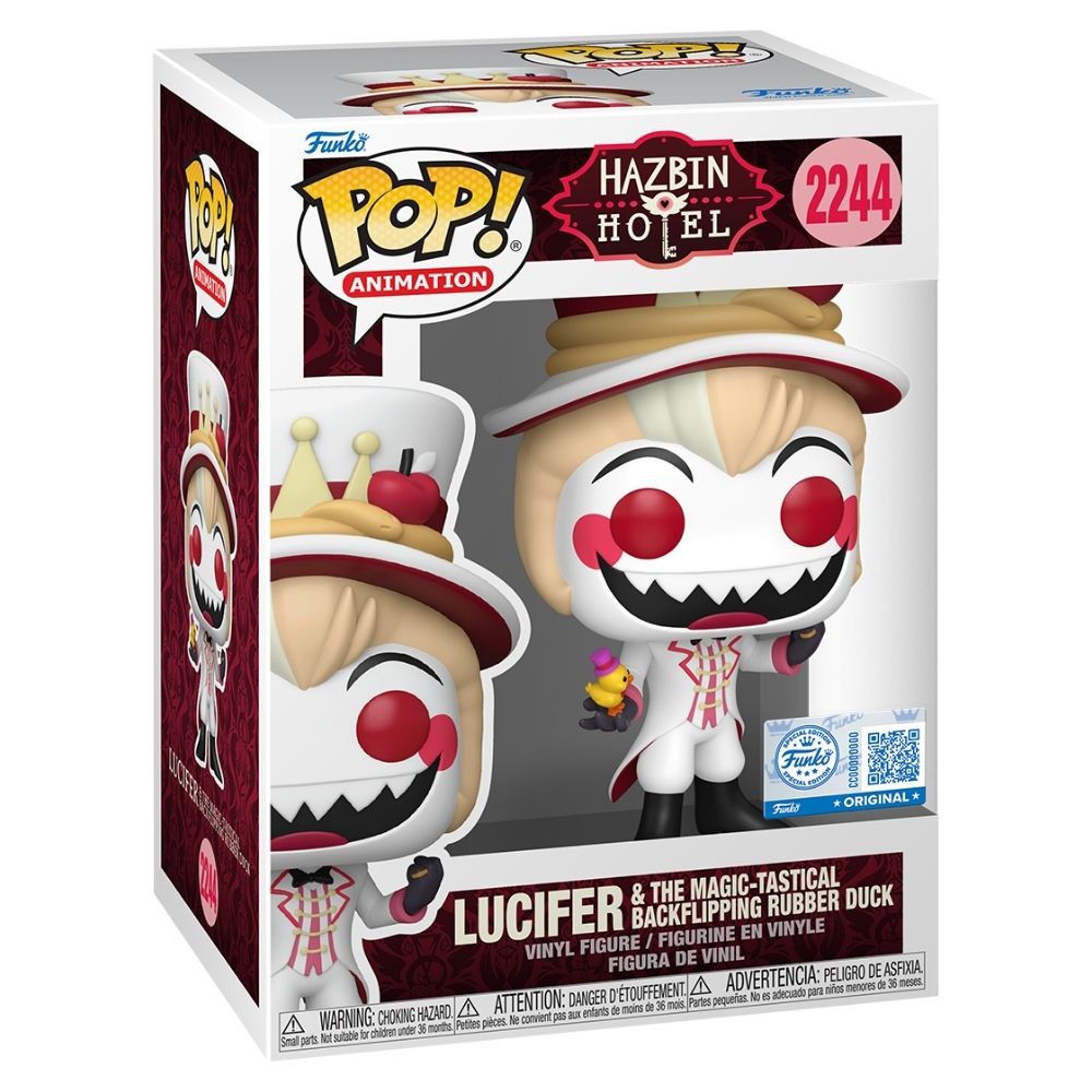 Hazbin Hotel - Lucifer & The Magic-Tastical Backflipping Rubber Duck US Exclusive Pop! Vinyl