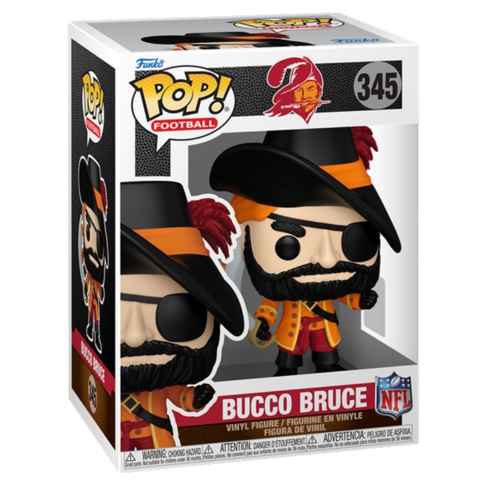 NFL Football: Mascots - Tampa Bay Buccaneers Bucco Bruce Pop! Vinyl