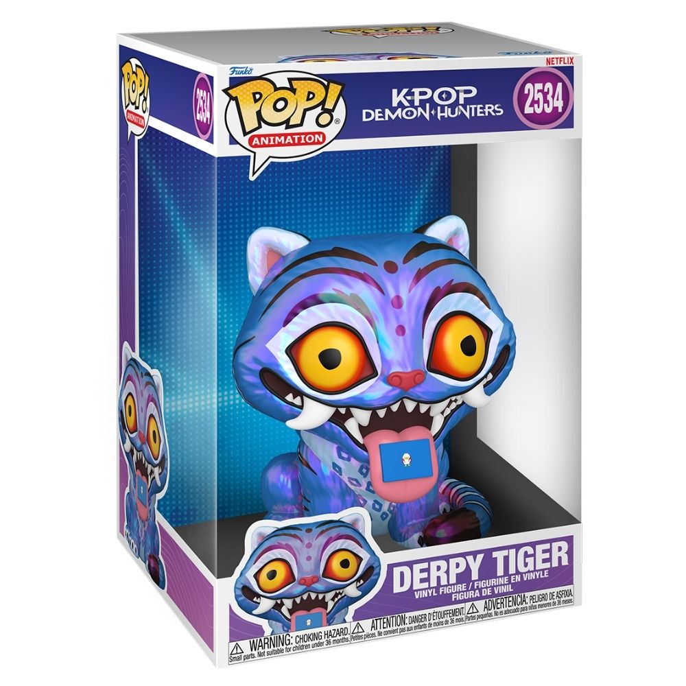 K-Pop Demon Hunters - Derpy Tiger 10 Inch Pop! Vinyl