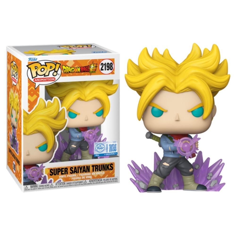 Dragon Ball Super - Super Saiyan Trunks with Galick Gun US Exclusive Pop! Vinyl