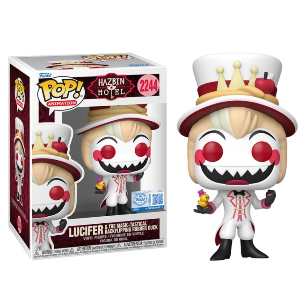 Hazbin Hotel - Lucifer & The Magic-Tastical Backflipping Rubber Duck US Exclusive Pop! Vinyl
