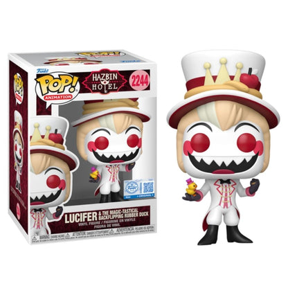 Hazbin Hotel - Lucifer & The Magic-Tastical Backflipping Rubber Duck US Exclusive Pop! Vinyl