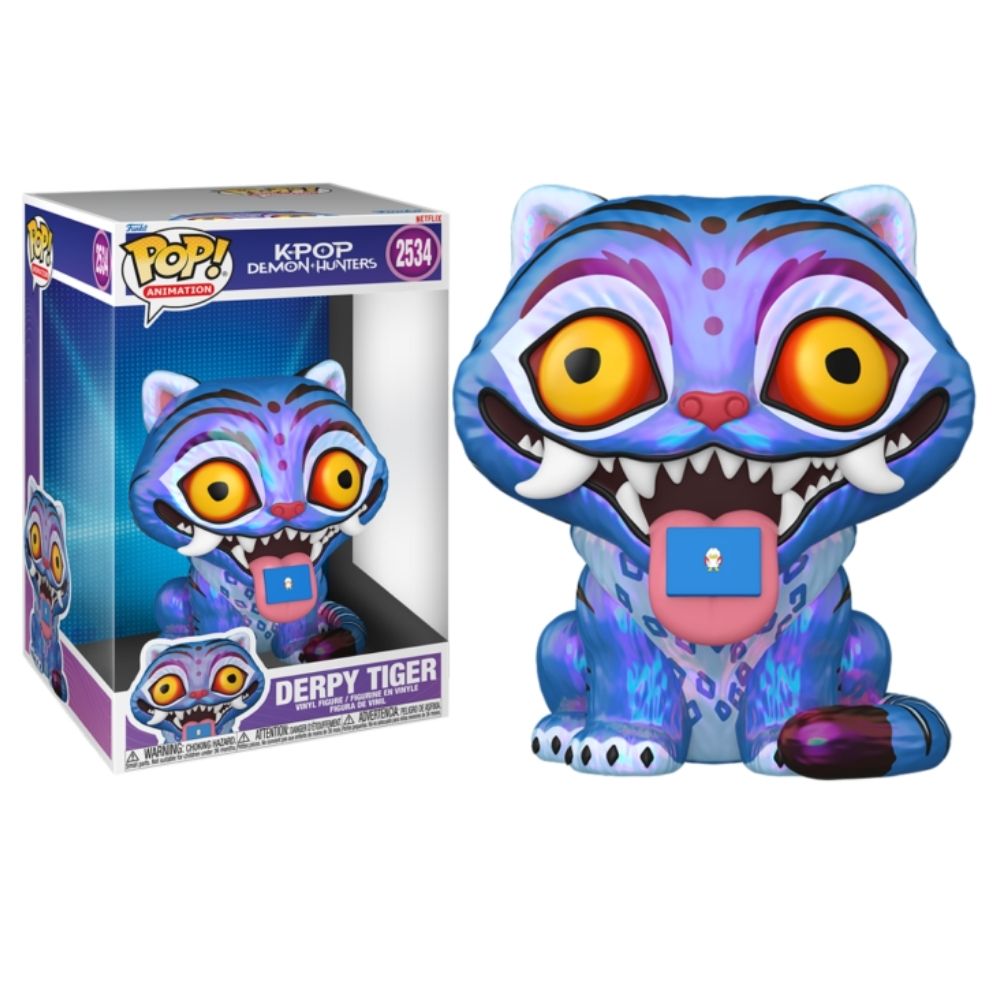 K-Pop Demon Hunters - Derpy Tiger 10 Inch Pop! Vinyl