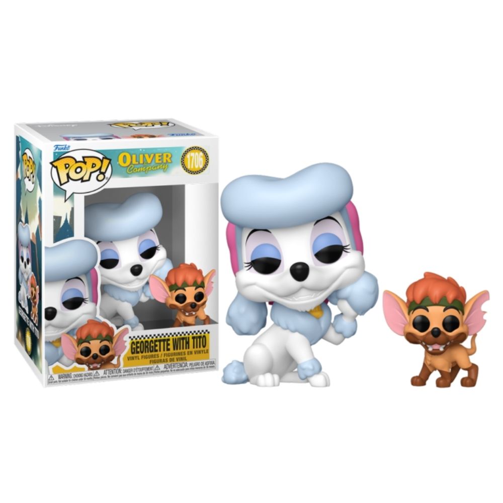 Oliver & Company (1988) - Georgette with Tito Pop! Vinyl