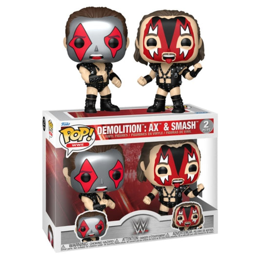WWE - Demolition: Ax & Smash Metallic Pop! Vinyl 2 Pack
