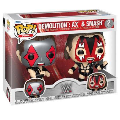 WWE - Demolition: Ax & Smash Metallic Pop! Vinyl 2 Pack