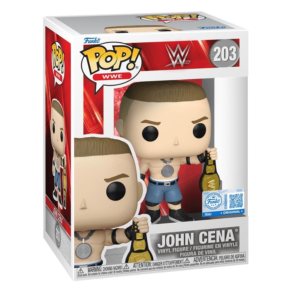 WWE - John Cena with Spinner Belt US Exclusive Pop! Vinyl