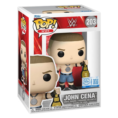 WWE - John Cena with Spinner Belt US Exclusive Pop! Vinyl