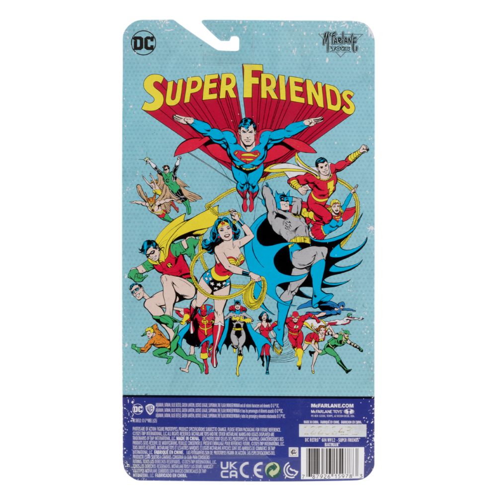 DC - Super Friends Batman (Universe of Evil) 6 Inch Retro Figure [Chase Version]