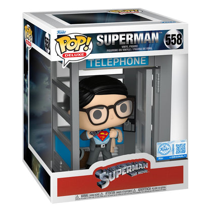 DC Comics - Superman: The Movie (1978) - Superman in Phone Booth US Exclusive Pop! Deluxe