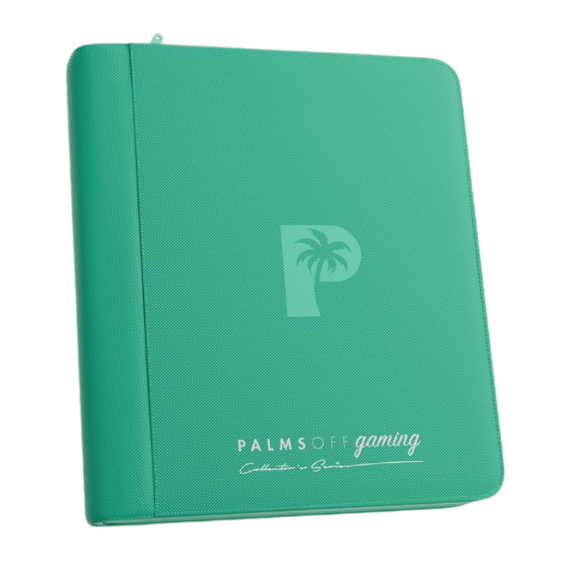 Collector's Series Top Loader Zip Binder - 4 Pocket - Turquoise