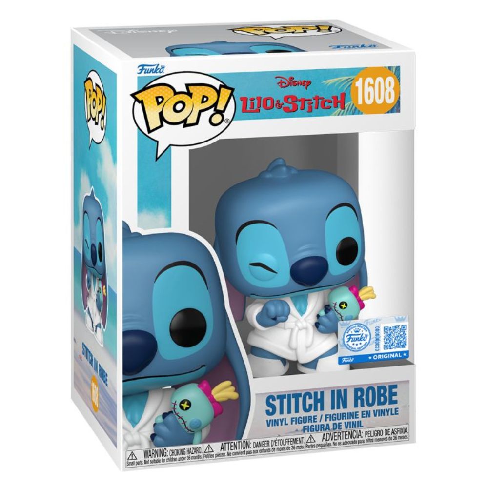Lilo & Stitch - Stitch in Robe Pop! Vinyl
