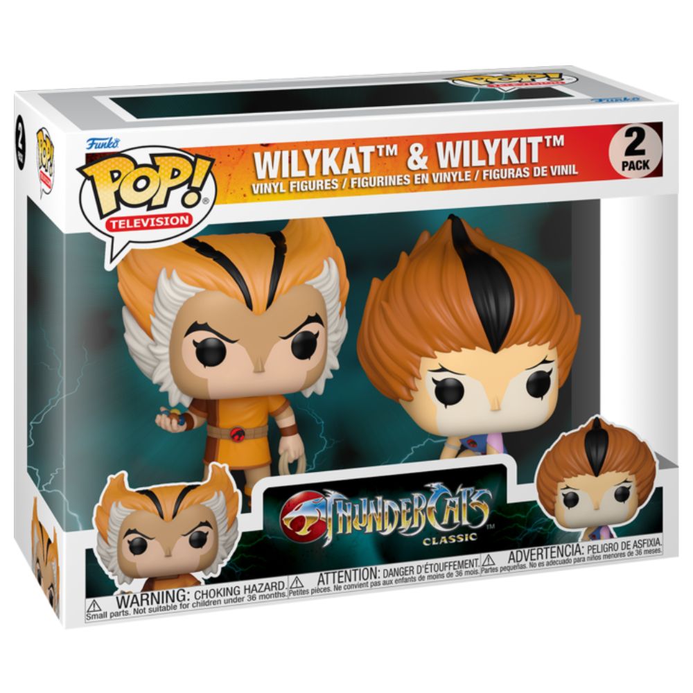 Thundercats - Wilykat & Wilykit Pop! Vinyl 2 Pack
