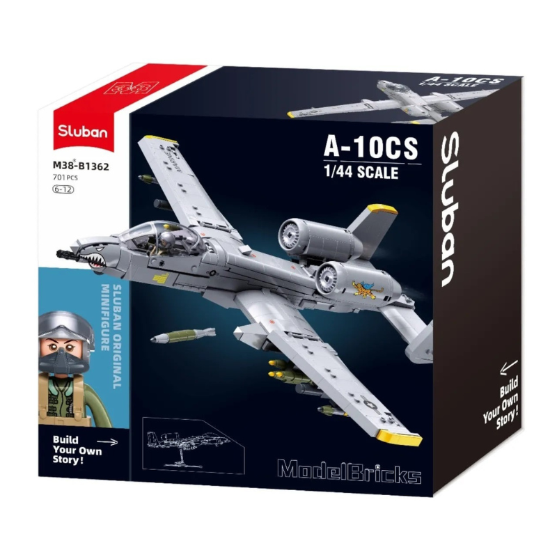 MB A10 CS Attack Aircraft Scale 1:44 701 Pieces C12