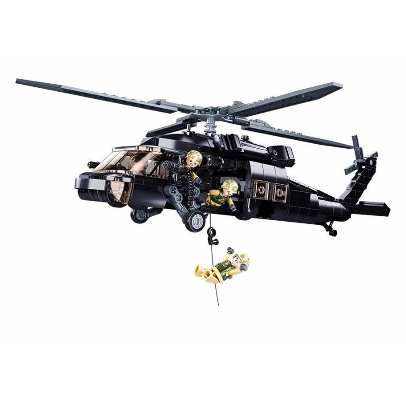 MB Helicopter Black Hawk 692 Pieces Ages 8+ C6