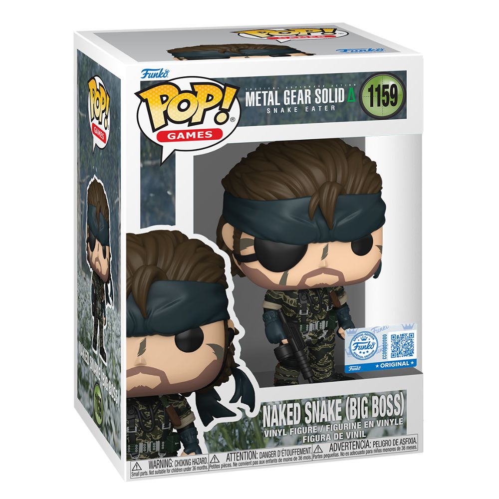 Metal Gear Solid: Snake Eater - Naked Snake (Big Boss) US Exclusive Pop! Vinyl