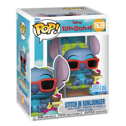 Lilo & Stitch - Stitch in Sunlounger Premium Pop! Vinyl
