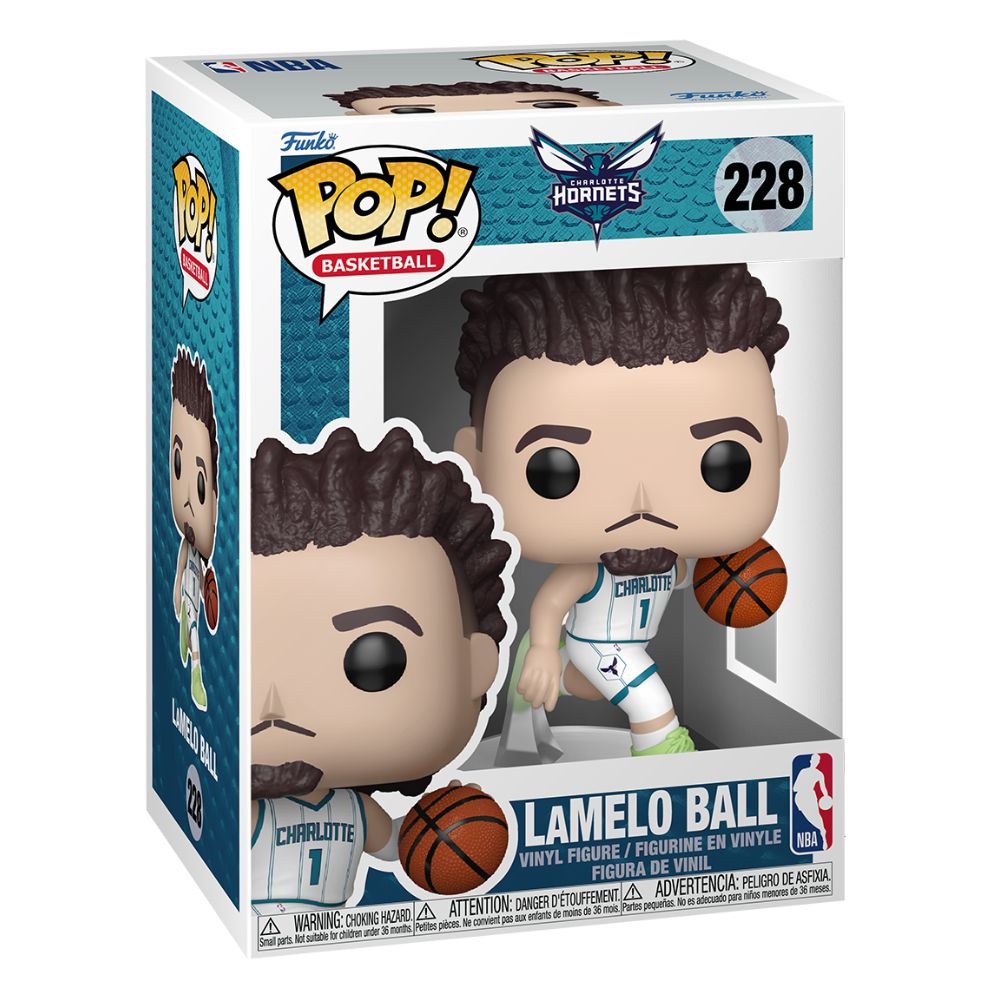 NBA Basketball - Lamelo Ball (Association Edition Jersey) Charlotte Hornets Pop! Vinyl