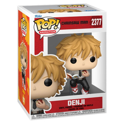 Chainsaw Man - Denji Reading Pop! Vinyl