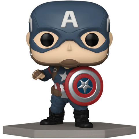 Image of Captain America 3: Civil War - Captain America US Exclusive Build-A-Scene Pop! Vinyl