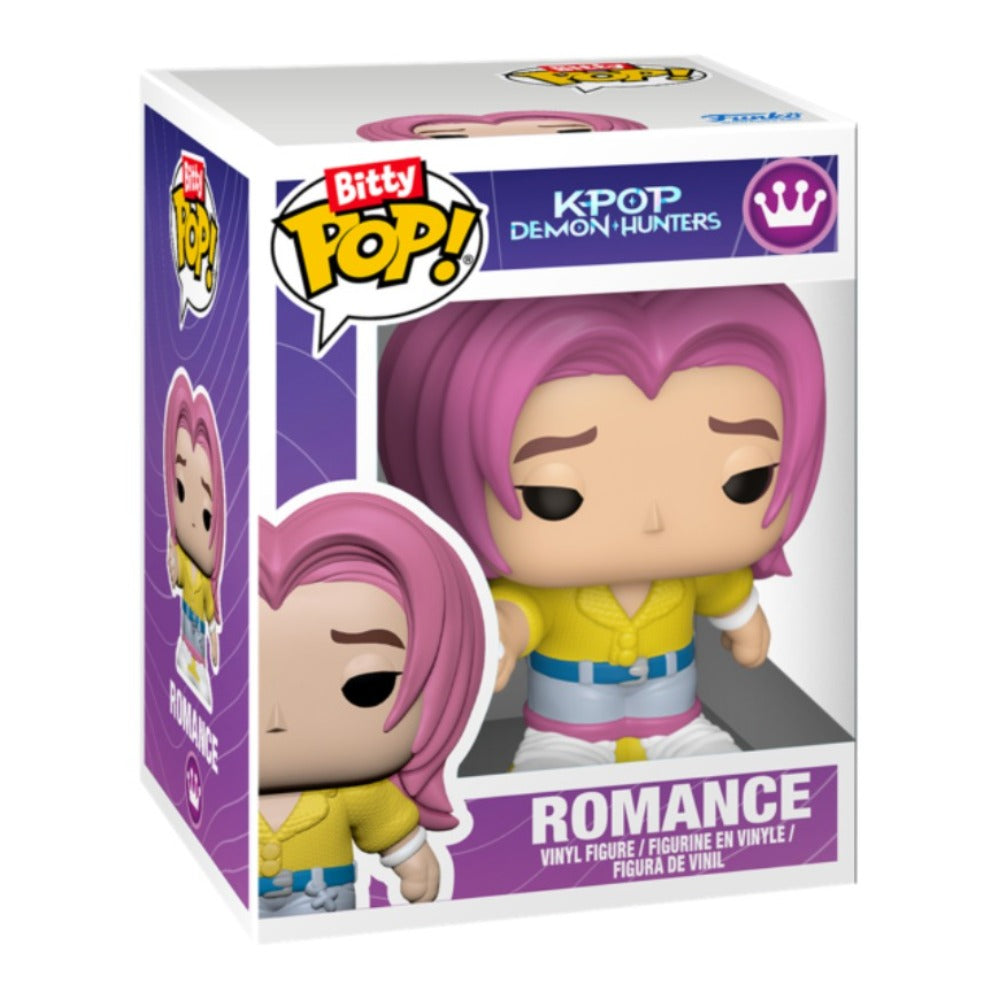 K-Pop Demon Hunters - Mira, Bobby, Derpy, & Romance Bitty Pop! Vinyl 4 Pack