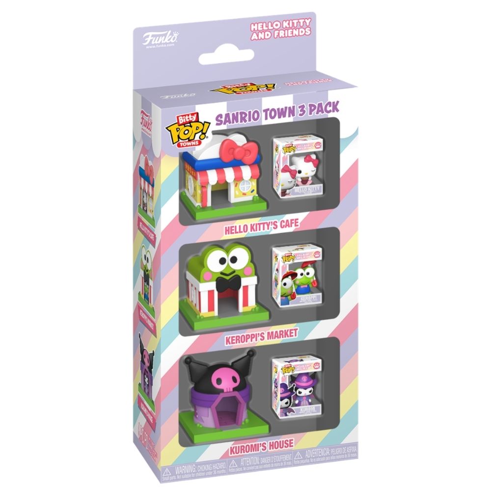 Hello Kitty and Friends - Sanrio Town Bitty Pop! Vinyl Town 3 Pack