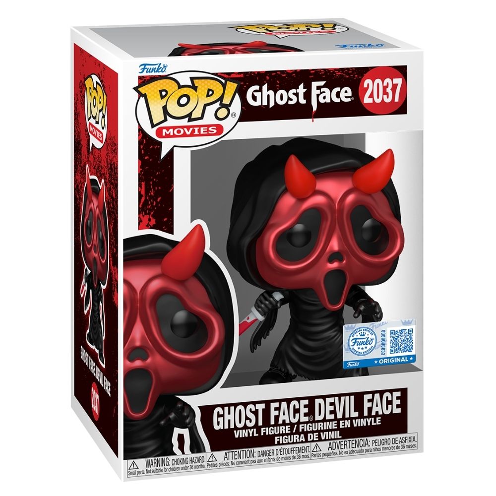 Ghost Face - Ghost Face Devil Face Metallic US Exclusive Pop! Vinyl