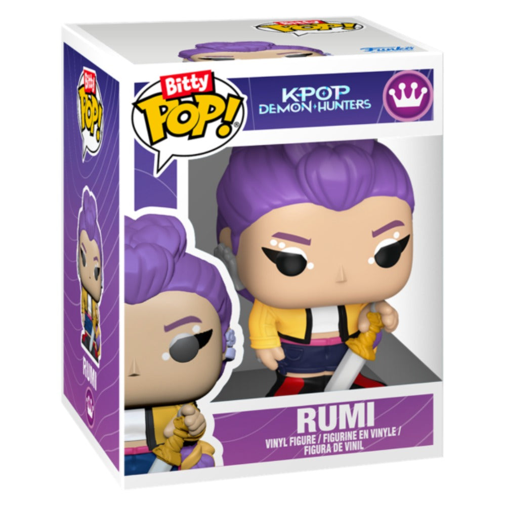 K-Pop Demon Hunters - Rumi, Sussie Bird, Baby & Mystery Bitty Pop! Vinyl 4 Pack